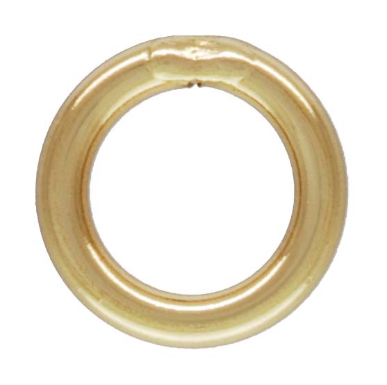 Jump Ring, 14kt Gold, 6mm Round