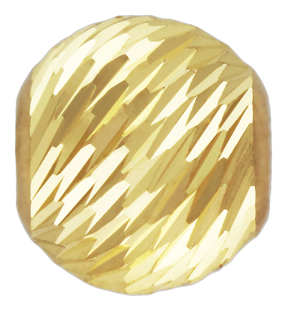 14K Gold Multi-Cut Round Spacer Beads