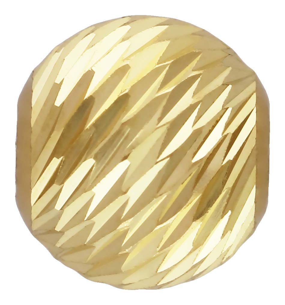 14K Gold multi-cut Round Spacer Beads