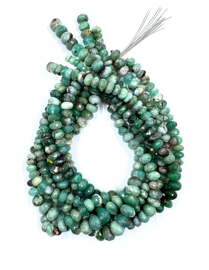 Aquaprase Rondelle Beads