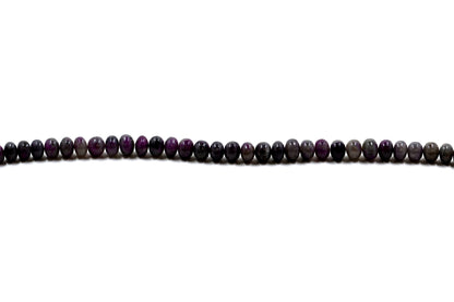Ruby Zoisite Rondelle Beads