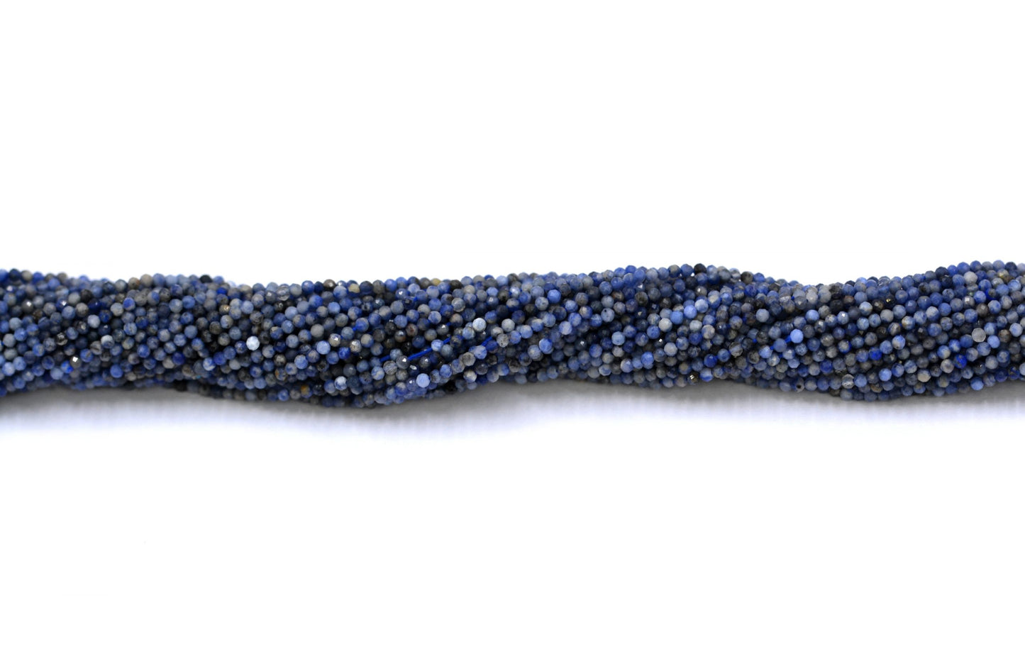 Sodalite Round Faceted Beads