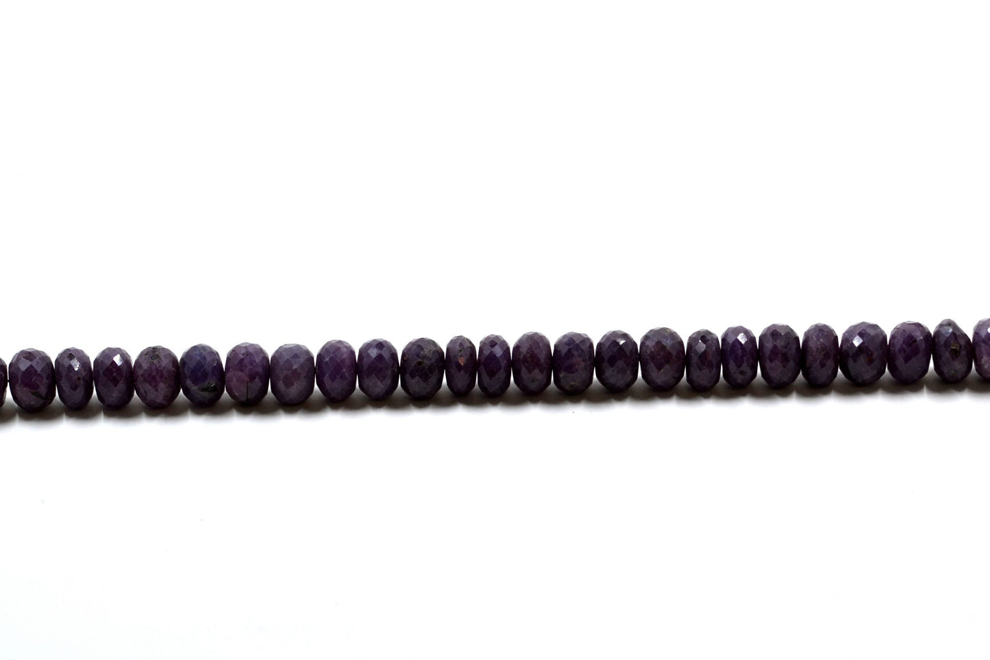 Purple Sapphire Rondelle Beads