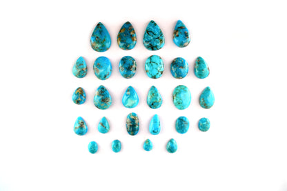 Turquoise Cabs (Sold Per Lot)