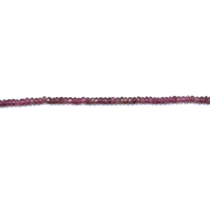 Rubellite Rondelle Faceted