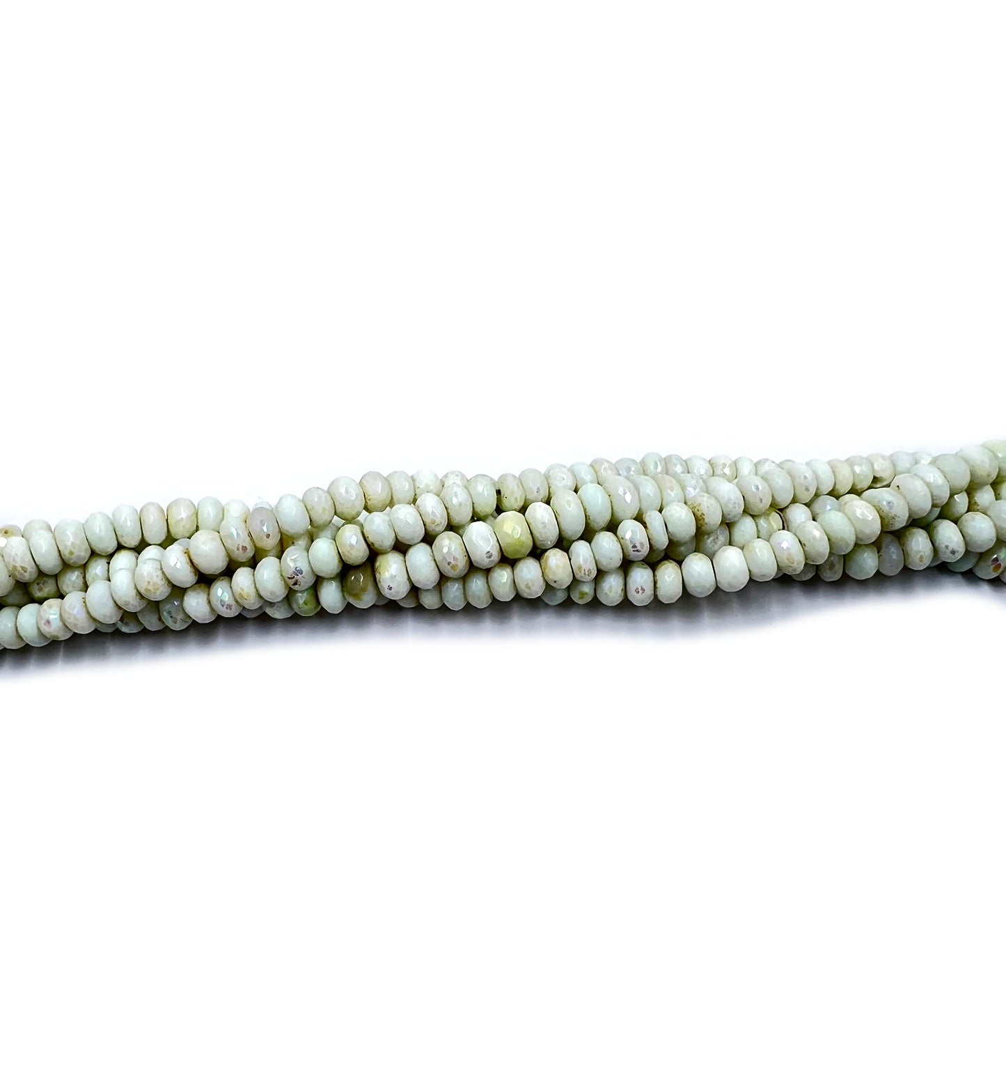 Treated Opal Rondelle Beads