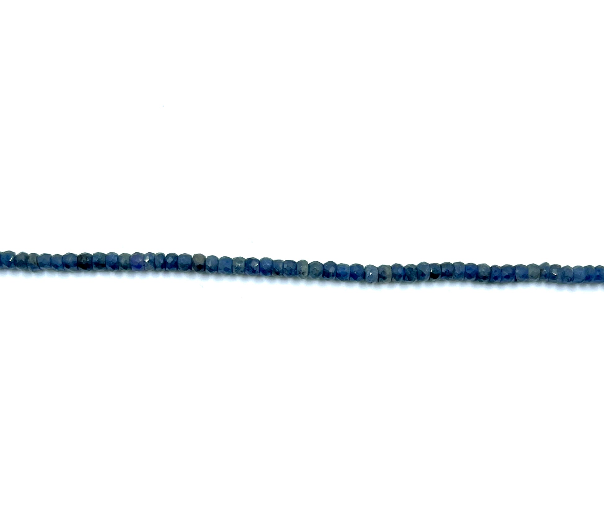 Sapphire Rondelle Beads