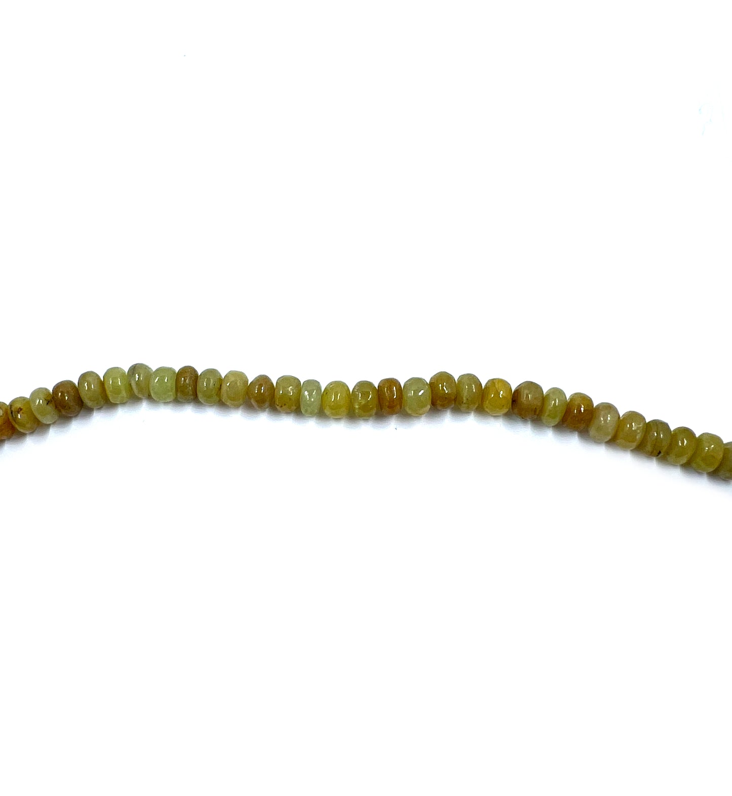 Yellow Sapphire Rondelle Smooth Beads