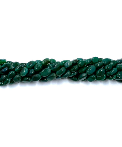 Chalcedony Oval Smooth Gemstone Beads