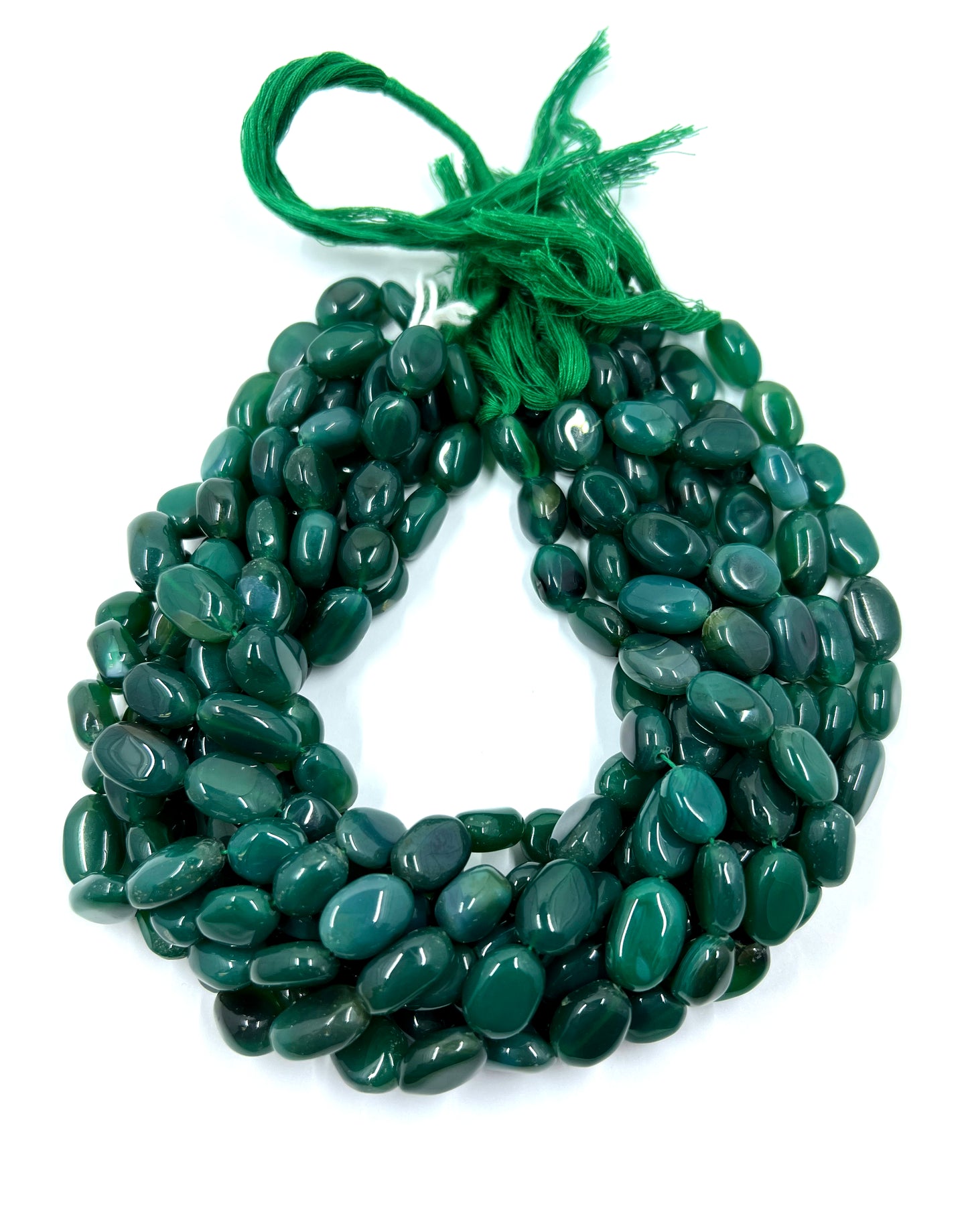Chalcedony Oval Gemstone Beads