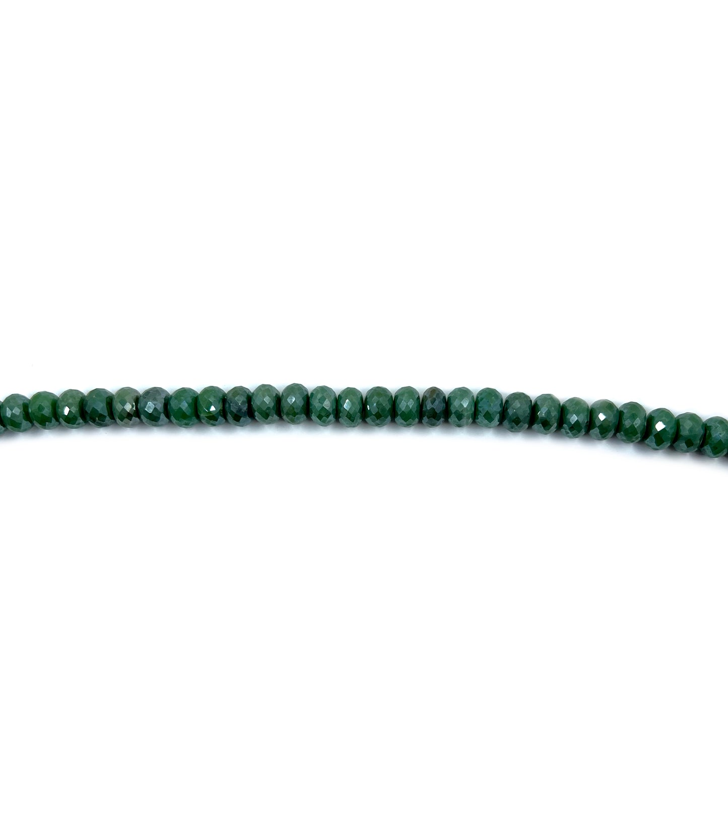 Coated Quartz Rondelle Beads