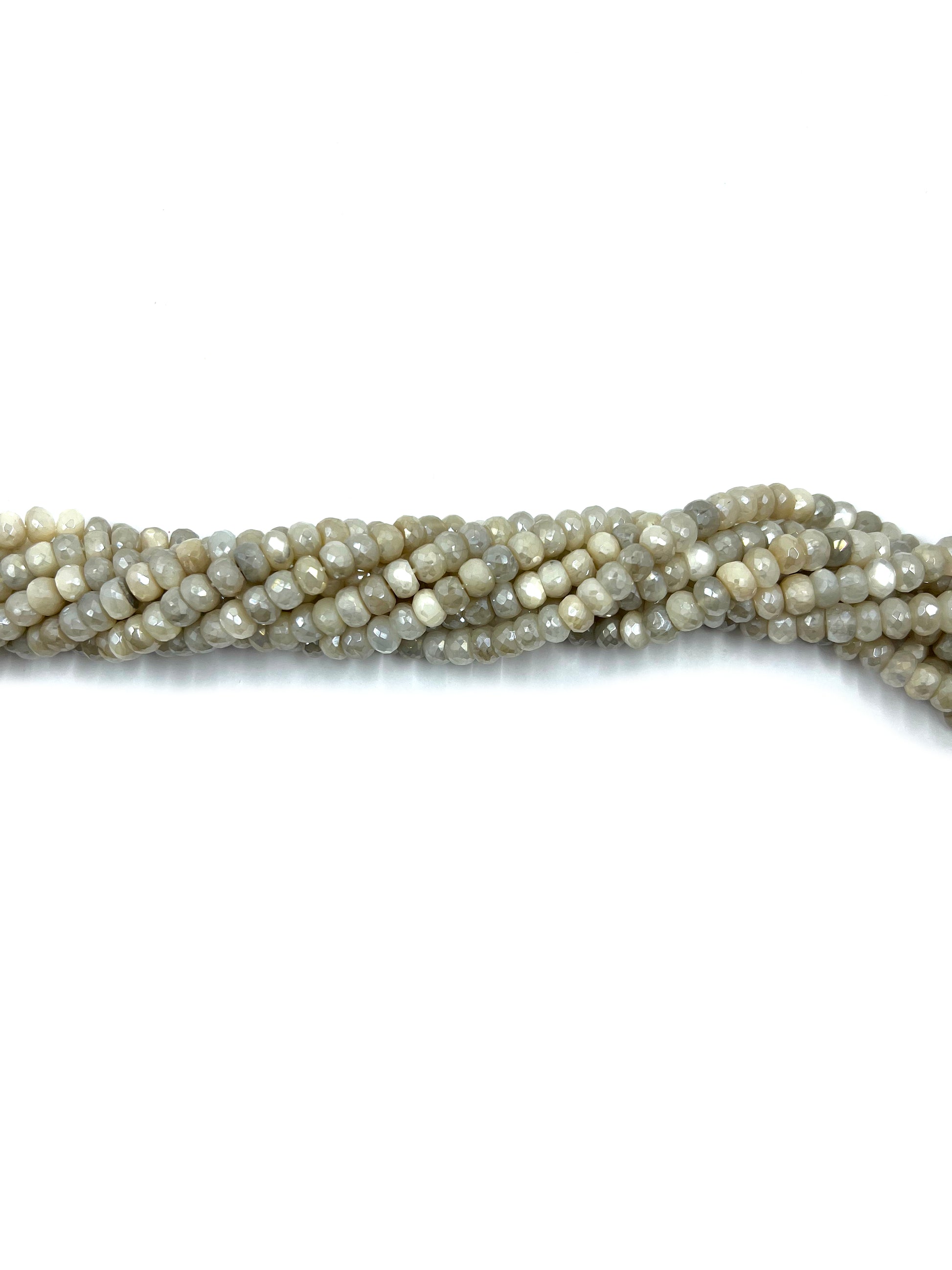 Coated Moonstone Beads