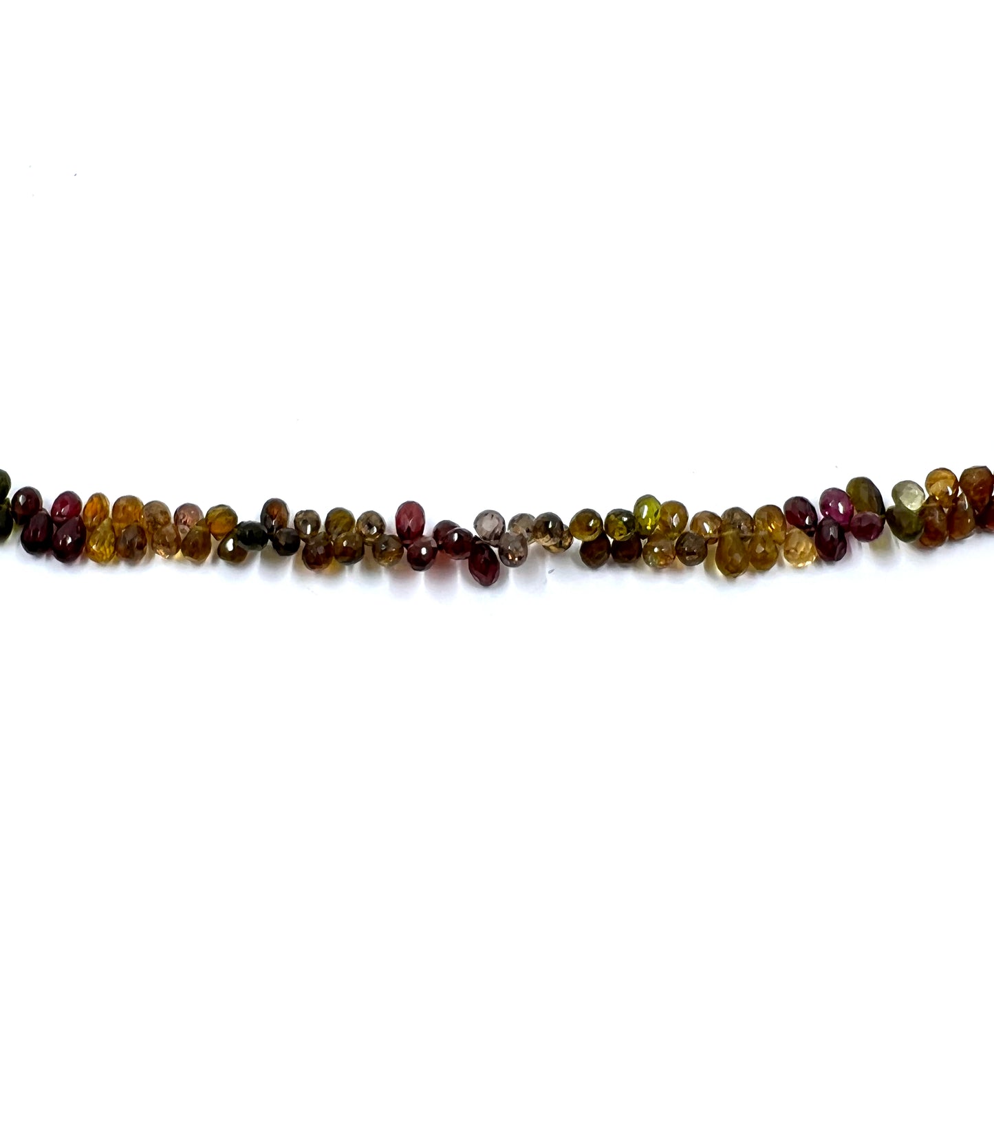 Tunduru Sapphire Teardrop Beads
