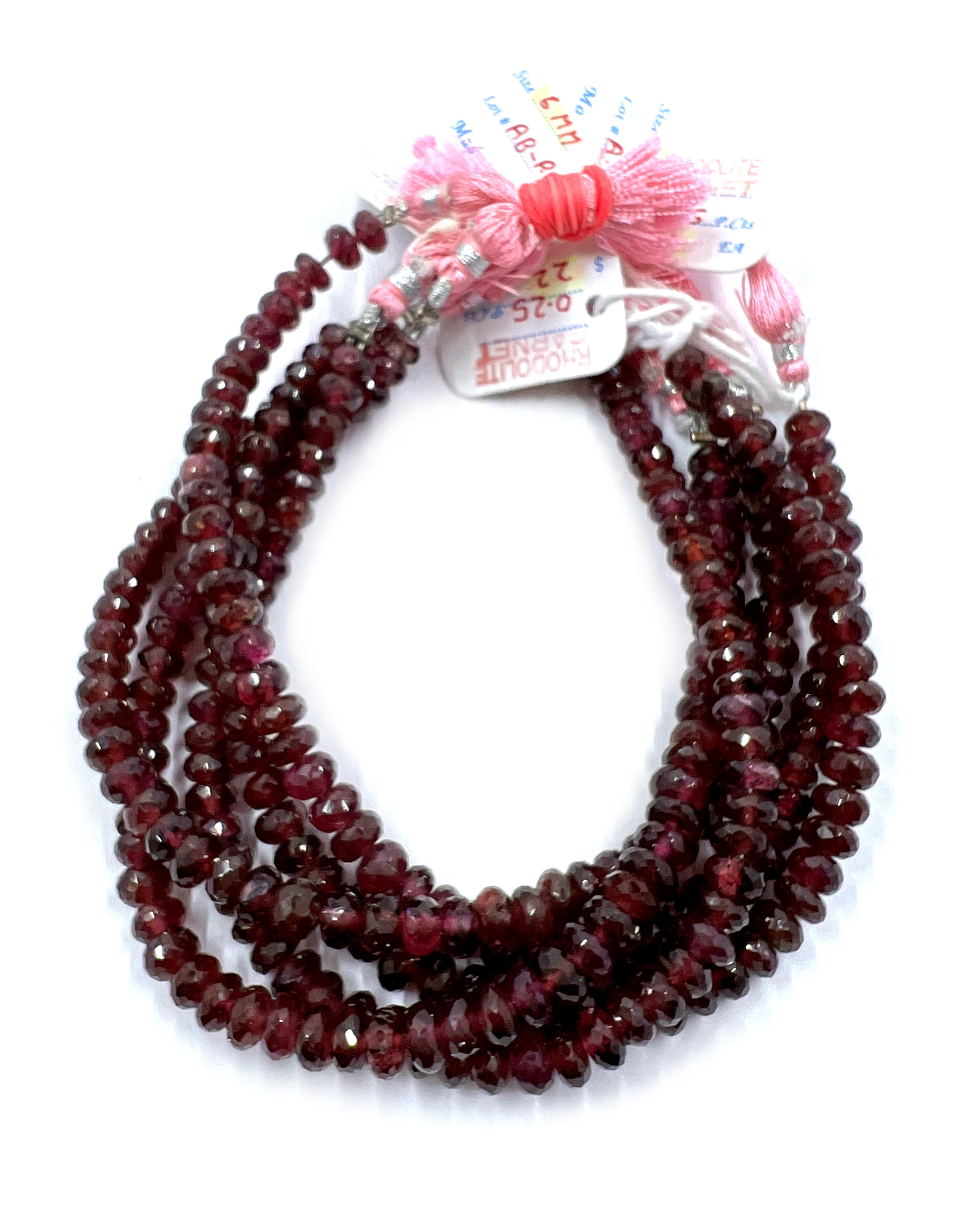 Rhodolite Garnet Beads
