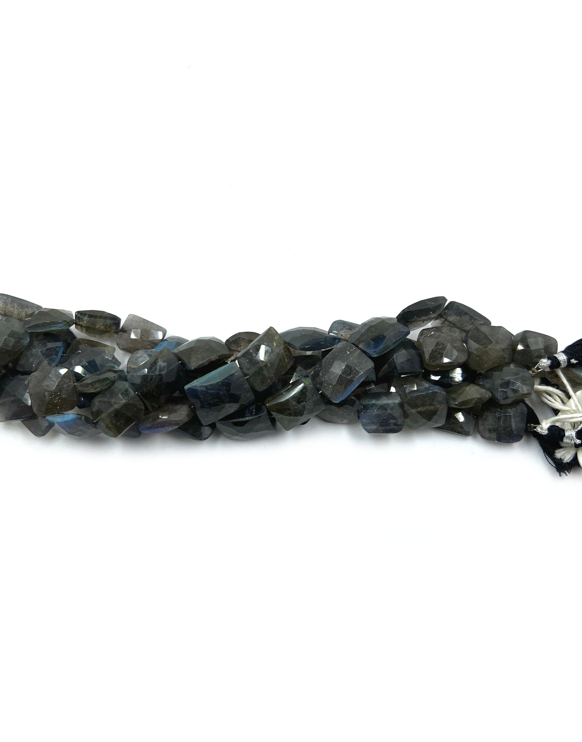 Labradorite Nugget Faceted Beads