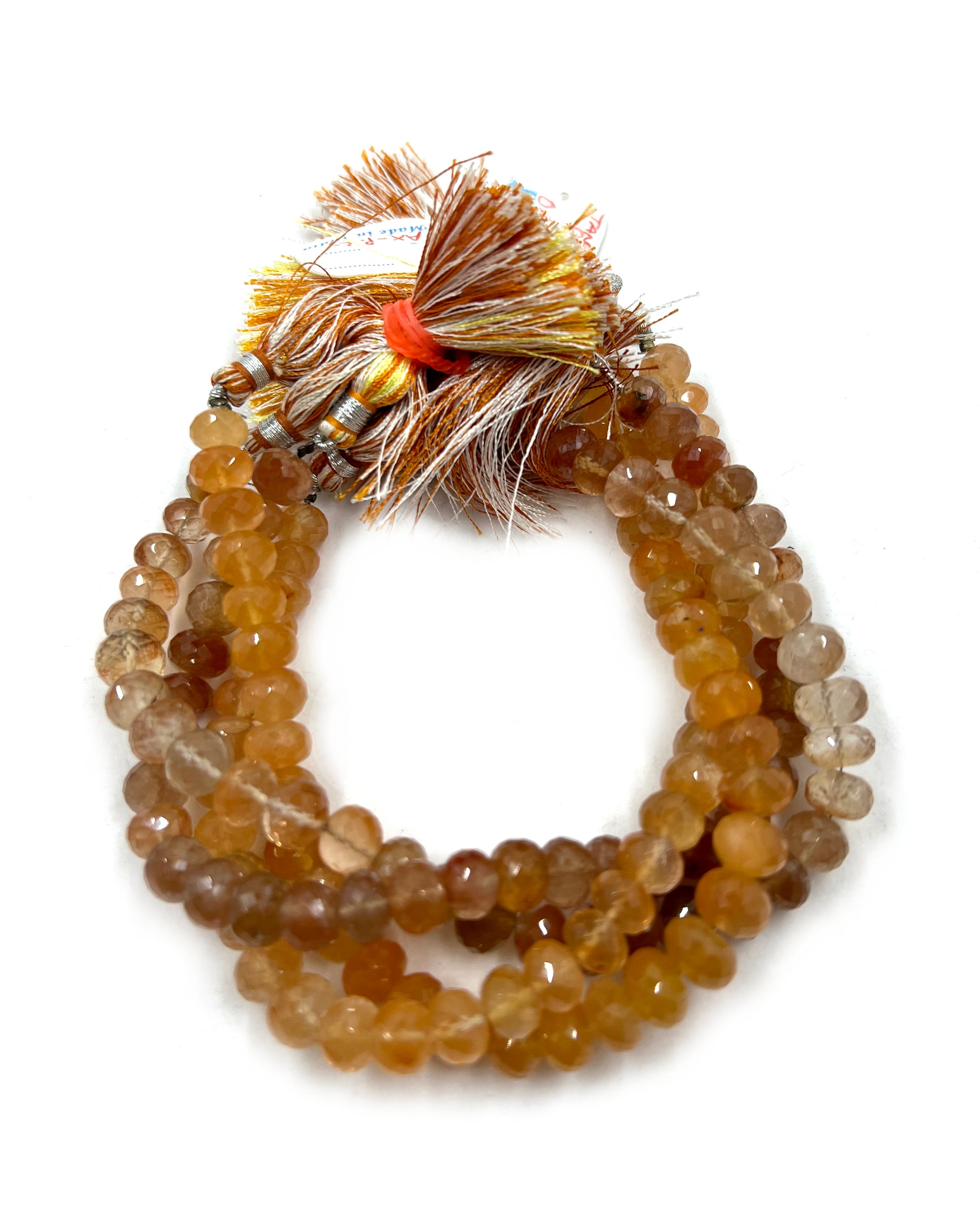 Tangerine Quartz Beads