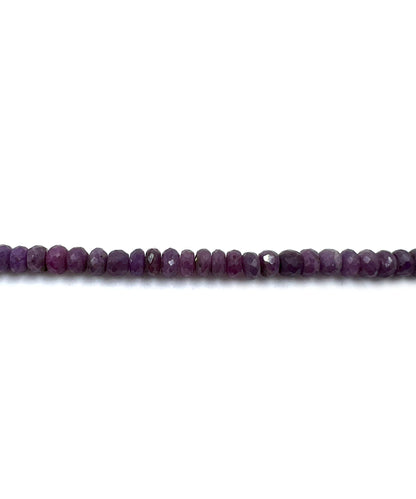 Sapphire Rondelle Beads
