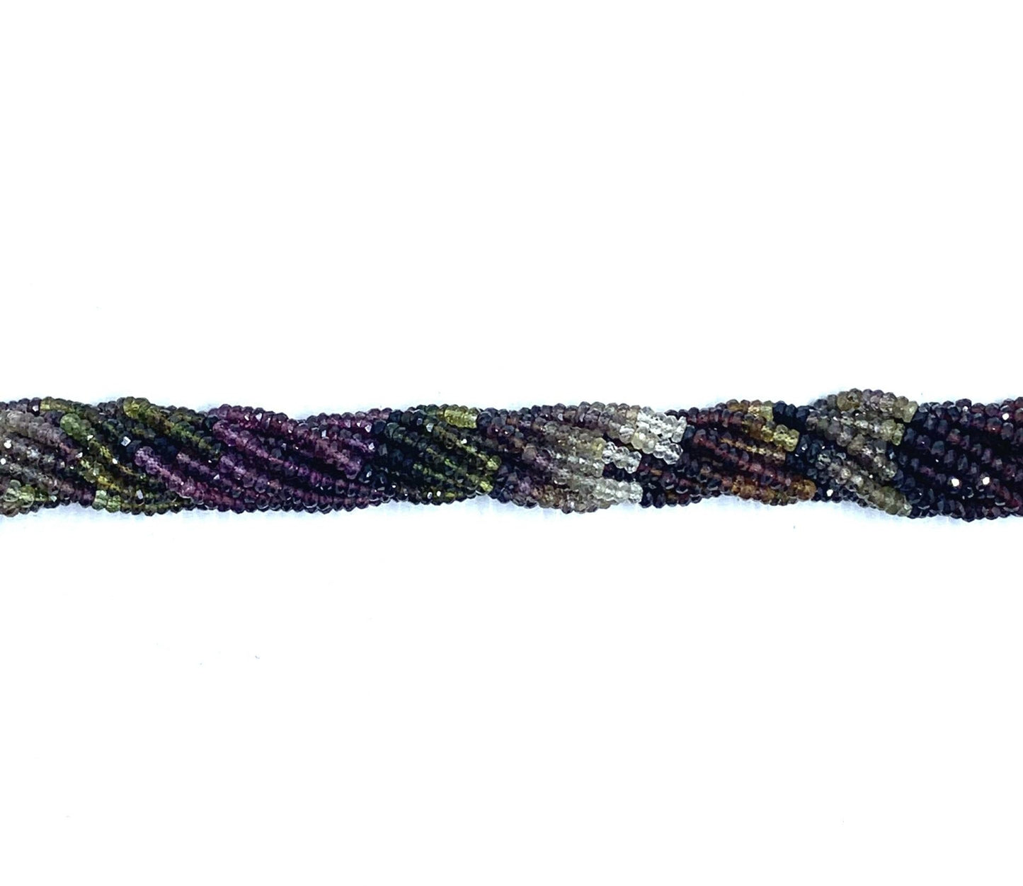 Tunduru Sapphire Rondelle Beads