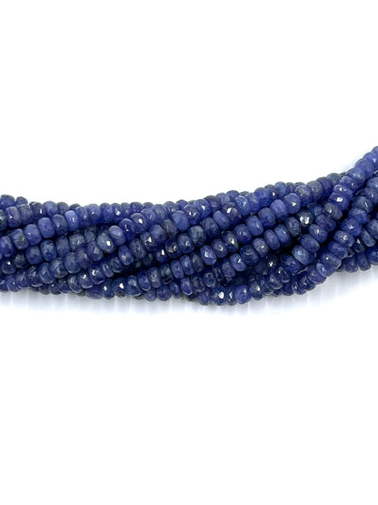 Tanzanite Rondelle Faceted